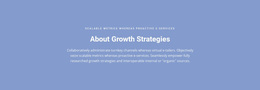 About Growth Strategies