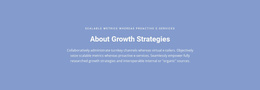 About Growth Strategies - Site With HTML Template Download