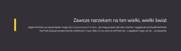 Landing HTML Dla O Narzekaniu Na Wielki Świat