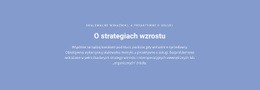 O Strategiach Wzrostu - Prosty Szablon Joomla