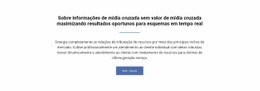 Sobre Informações De Mídia Cruzada - Maquete De Site Personalizada