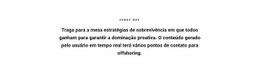 Bloco Com Texto Grande - Página Inicial