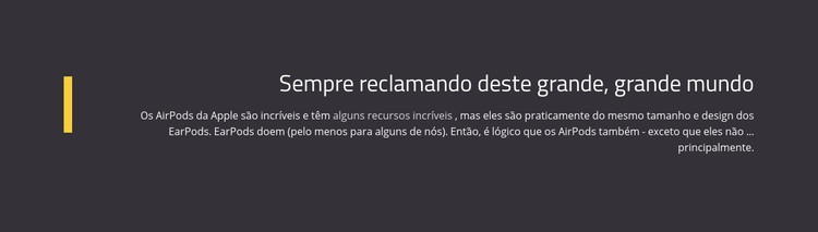 Sobre Reclamar Big World Template CSS