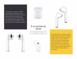 É Um Período De Ajuste Modelo HTML5