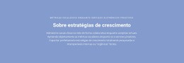 Sobre Estratégias De Crescimento - Tema WooCommerce Multifuncional