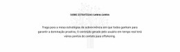 Sobre Estratégias De Vitória - Tema WordPress Pronto Para Usar