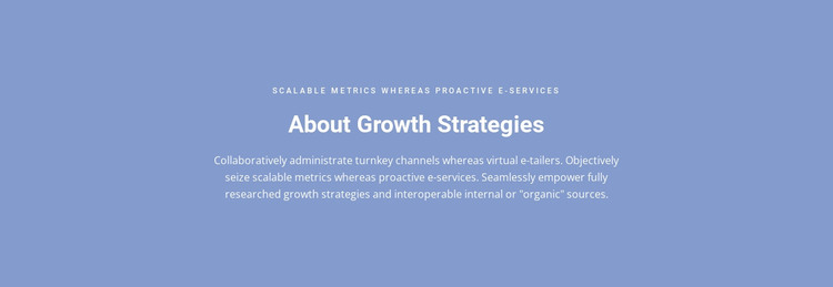About Growth Strategies Web Design