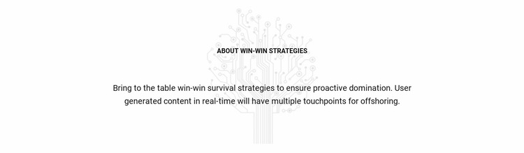 About Win Strategies Web Page Design