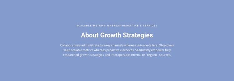 About Growth Strategies Webflow Template Alternative