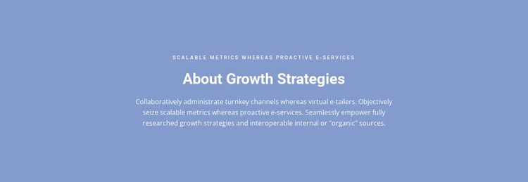 About Growth Strategies Website Design