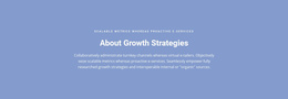 About Growth Strategies