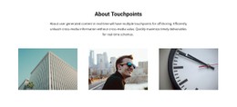 About Touchpoints Landing Page