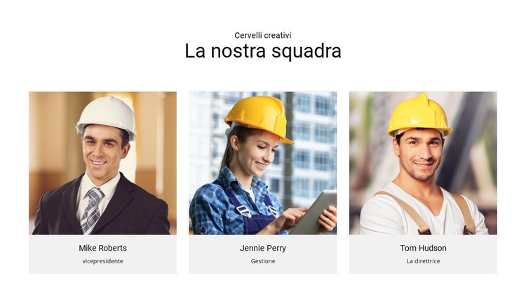 Cervelli creativi di squadra Progettazione di siti web