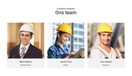 Team Creatieve Breinen Sjabloon Over De Volledige Breedte