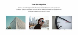 HTML-Ontwerp Voor Over Touchpoints