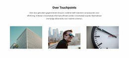 Over Touchpoints - Ultieme HTML5-Sjabloon