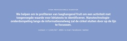 Tekst Met Telefoonnummer - Ultieme Sjabloon Van Één Pagina