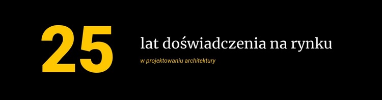 Doświadczenie rynkowe Szablony do tworzenia witryn internetowych