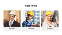 Cérebros Criativos Da Equipe - Design Moderno Do Site