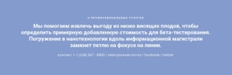 Дизайнер Веб-Сайтов Для Текст С Номером Телефона