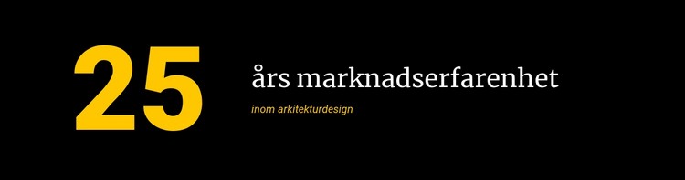 Marknadsupplevelse Hemsidedesign