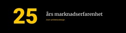 Marknadsupplevelse - HTML-Sidmall