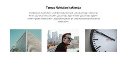 Temas Noktaları Hakkında Için HTML Tasarımı