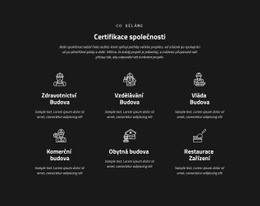 Certifikace Společnosti