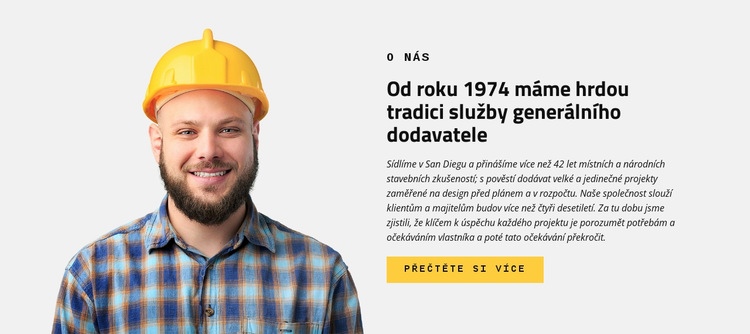 Služba stavebního průmyslu Webový design