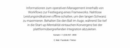 Über Das Betriebsmanagement Vorlage