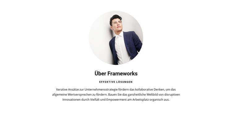 Sauberer, hochwertiger Code Website Builder-Vorlagen