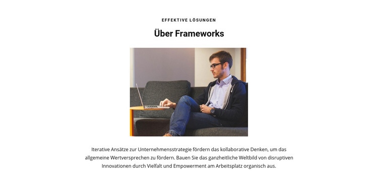 Über Frameworks Website-Modell