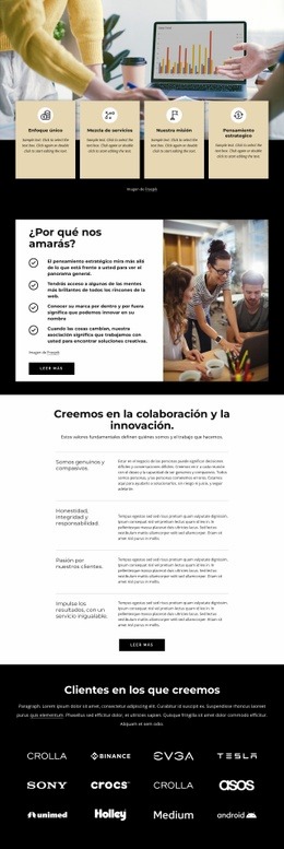 Creamos Marcas Y Les Damos Vida - Plantilla Creativa Multipropósito