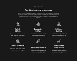 Certificación De Empresa - Plantilla De Una Página