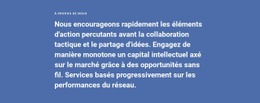 À Propos De La Stratégie Notre Entreprise : Modèle Moderne D'Une Page