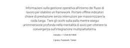 Progettazione Di Siti Web Multiuso Per Informazioni Sulla Gestione Operativa