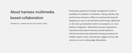 About Harness Multimedia - Free Css Theme