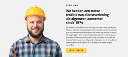 Dienst Voor De Bouwsector - Beste WordPress-Thema