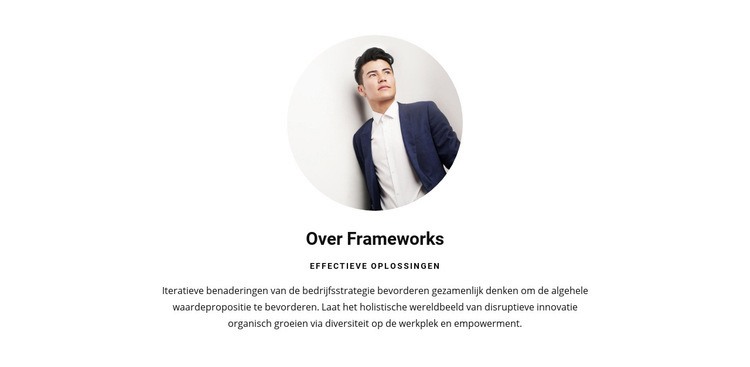 Schone code van hoge kwaliteit Website Builder-sjablonen