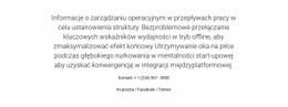 O Zarządzaniu Operacyjnym - Inspiracje Motywem WordPress