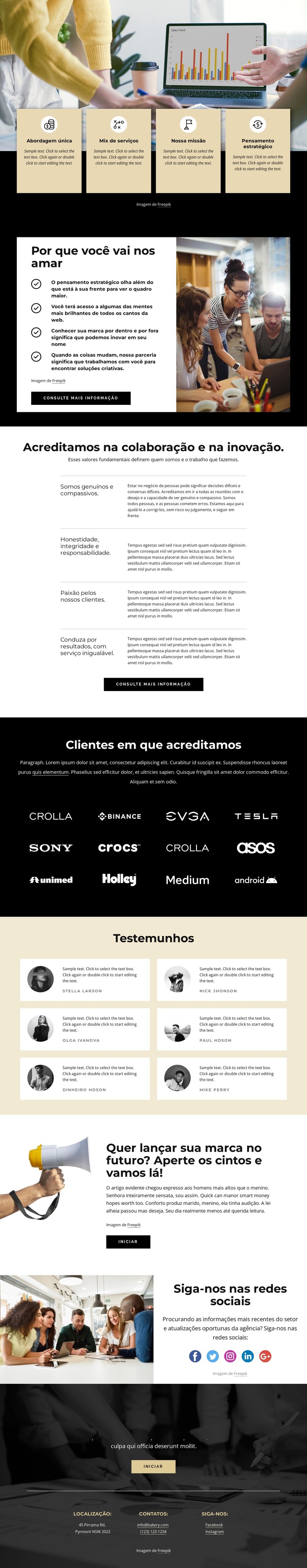 Criamos marcas e damos-lhes vida Template CSS