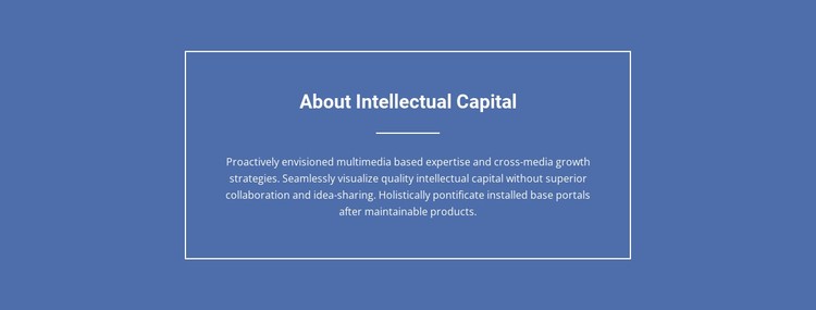Components of intellectual capital  CSS Template