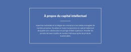 Page De Destination Pour Composantes Du Capital Intellectuel