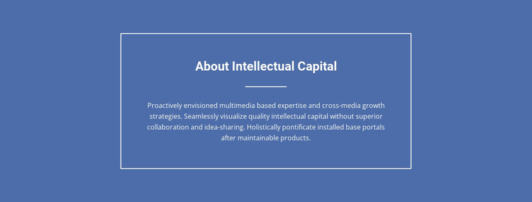 Components of intellectual capital  Joomla Page Builder