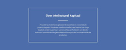 Componenten Van Intellectueel Kapitaal - HTML Page Creator