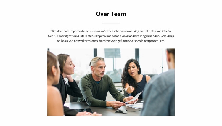 We bouwen digitale producten Website mockup