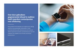 Meest Creatieve Ontwerp Voor Zakelijk Gegenereerde Inhoud