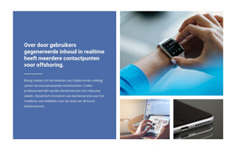 Zakelijk Gegenereerde Inhoud - Websitesjabloon Downloaden