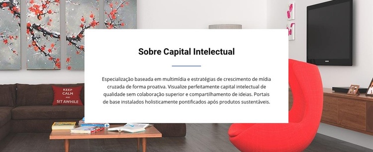 Grupo de texto no fundo Design do site