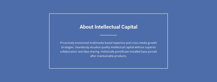 Components of intellectual capital  Static Site Generator